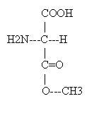L'ilina : -R = -(C=O)-O-CH3